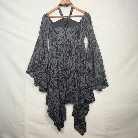 Killstar Women Woodland Witch Dress WhimsiGoth Witchy XL (Juniors) Sheer Spooky - Picture 8 of 16